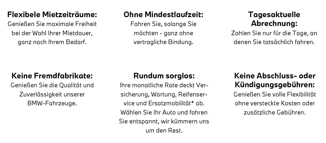 BMW on Demand Vorteile bei Rhein Rent BMW on Demand Vorteile bei Rhein Rent