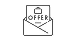 Briefumschlag mit Angebotsschreiben als Symbol für ein persönliches Mietangebot.